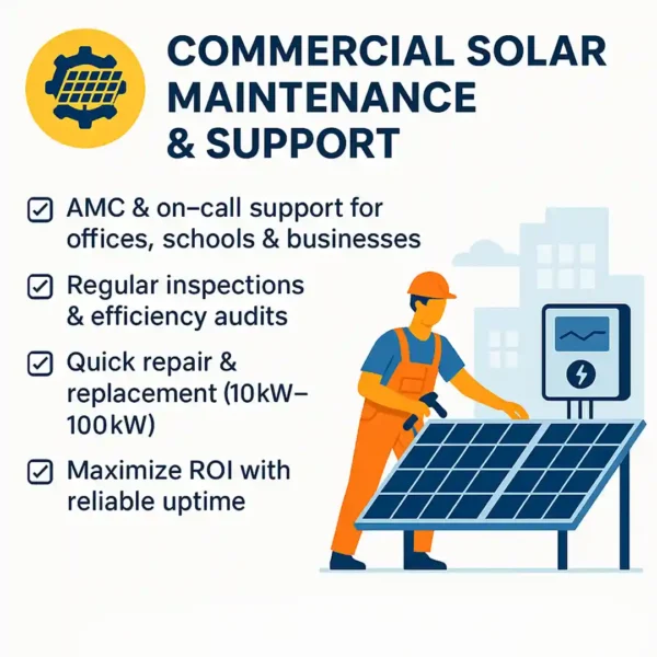 Commercial Solar Maintenance & Support
