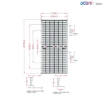 ELAN SHINE Series – Bifacial PV Modules with Transparent Backsheet (520-550 Wp) l Adani - Image 2