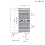 ELAN SHINE ASB-M10-144-AAA | 550–580 Wp N-Type TOPCon Dual Glass Module | 144 Cells | Gen-II - Image 2