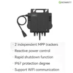 Growatt NEO 600‑1000M‑X (Wi‑Fi) – High‑Efficiency Micro‑Inverter for Smart Balcony PV - Image 2