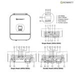 Growatt SPF 2000–5000TL HVM – Scalable Single‑Phase Off‑Grid Hybrid Inverter - Image 2