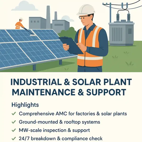 Industrial & Solar Plant Maintenance & Support