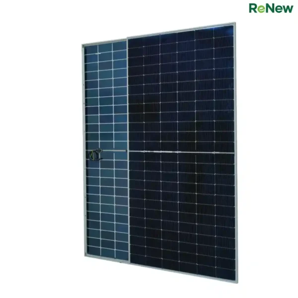 Renew Power RPS2MH72BDXXX – High-Efficiency 530–560W Bifacial Mono PERC Solar Module with M10 Half-Cut Cells for Enhanced Energy Yield