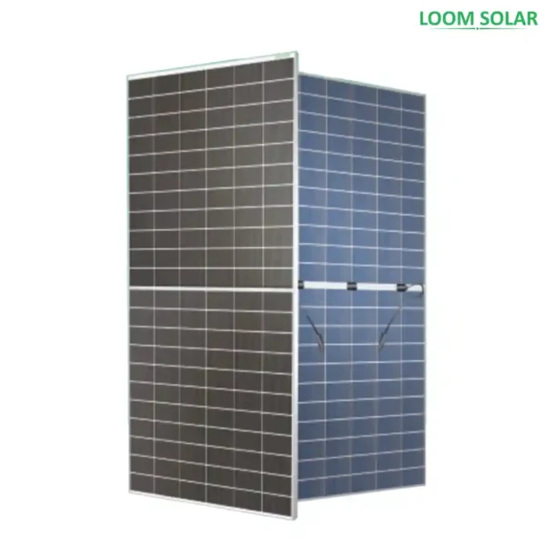 Loom Shark HJT TOPCon Bifacial Solar PV Module – 144 Half-Cut, 10Wp to 730Wp (Available in DCR & Non-DCR)