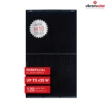 Vikram Solar High-Efficiency 420–450W Bifacial Glass-to-Transparent Backsheet PV Modules