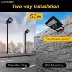 50W Solar Street Light with Waterproof Motion Sensor – Automatic Outdoor LED Lighting - Image 5