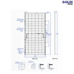 GOLDI GS10-B144-GF – 525–560 Wp High-Efficiency Mono PERC Bifacial Solar Module - Image 2