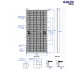 GOLDI GS10-B144-TF – 525–550 Wp High-Efficiency Mono PERC Solar Module (Half-Cut Technology) - Image 2