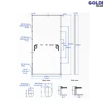 GOLDI GS10-M144-WF – 525–560 Wp High-Efficiency Mono PERC Solar Module (Half-Cut MBB Design) - Image 2
