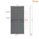 Solex Trans Dual Series – 560–585 W Bifacial Dual-Glass High-Efficiency Solar Module - Image 2