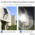 600 W Solar Flood Lamp with Built-in Security Camera & Motion Sensor – All-in-One Outdoor LED Lighting & Surveillance - Image 3