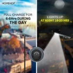 400W Solar Street Light with CCTV Camera | Motion Sensor LED Security Lamp for Outdoor, Garden & Roadways - Image 8