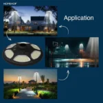 Solar Powered UFO 500W Street Light With Motion Sensor Automatic Waterproof Light For Outdoor Purpose - Image 3