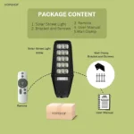 Solar Road Light Waterproof Motion Sensor Lamp for Outdoor Home Garden with Remote Control (300W) - Image 9