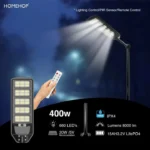 400W Solar LED Street Light – Motion Sensor, Waterproof, with Remote | Outdoor Lighting for Home & Garden - Image 2