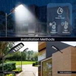 200W Solar LED Street Light – Waterproof Outdoor Lighting with Remote | Home, Garden & Highway Use - Image 4