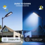 200W Solar LED Street Light – Waterproof Outdoor Lighting with Remote | Home, Garden & Highway Use - Image 5