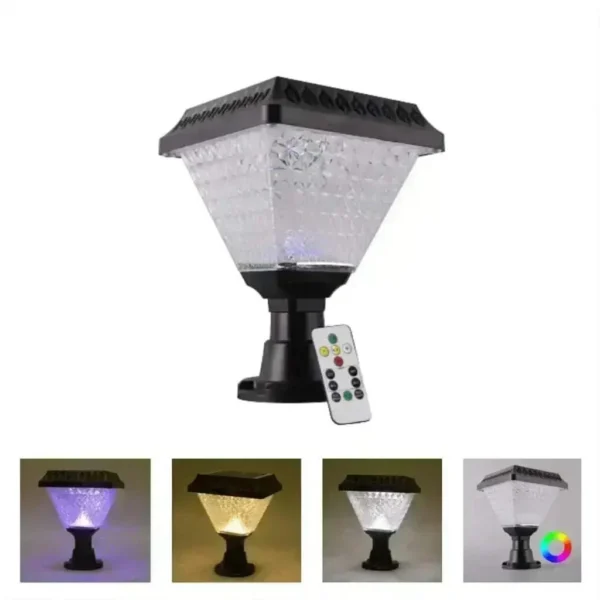 Solar RGB LED Compound Wall Decoration Light – Waterproof Multicolor Lamp for Home & Garden Outdoor