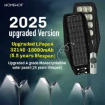 200W Solar LED Street Light – Waterproof Outdoor Lighting with Remote | Home, Garden & Highway Use - Image 2