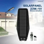 Solar Road Light Waterproof Motion Sensor Lamp for Outdoor Home Garden with Remote Control (300W) - Image 5