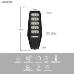 Solar Road Light Waterproof Motion Sensor Lamp for Outdoor Home Garden with Remote Control (300W) - Image 8
