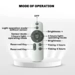 Solar Road Light Waterproof Motion Sensor Lamp for Outdoor Home Garden with Remote Control (300W) - Image 10
