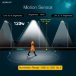 120W Solar Street Light with Automatic Motion Sensor – High-Power Outdoor Lighting for Home & Garden - Image 8