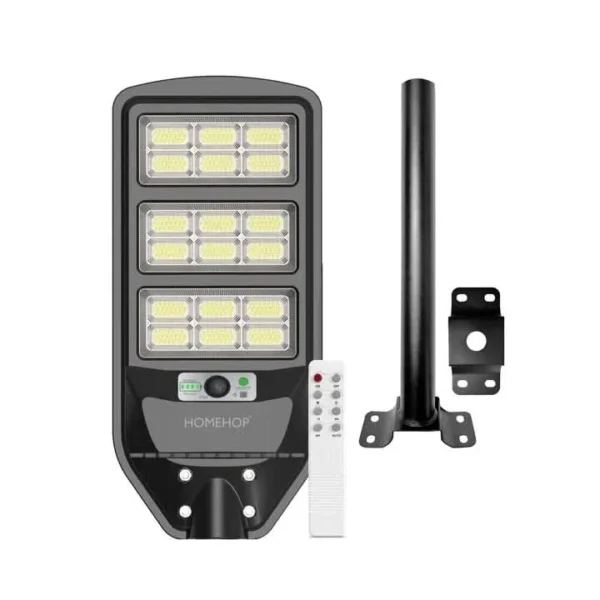 180W Solar Street Light with Automatic Motion Sensor & Remote Control – Powerful Outdoor Lighting for Home
