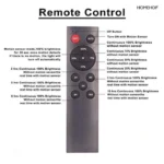 300W Solar Street Light with Motion Sensor & CCTV Camera | LED Post Lamp for Home, Garden & Outdoor Security - Image 9