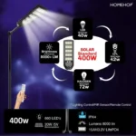 400W Solar LED Street Light – Motion Sensor, Waterproof, with Remote | Outdoor Lighting for Home & Garden - Image 3