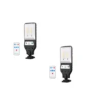 Mini Solar Street Lights with Automatic Warm LED – Outdoor Waterproof Lamps for Home & Garden Security