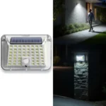 Solar Body Sensing Wall Light – Waterproof Outdoor Security Lamp for Home & Garden (Cool White)