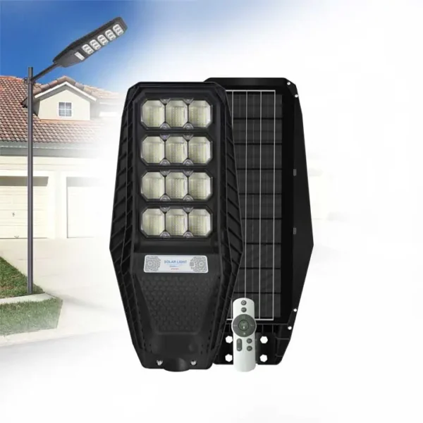 200W Solar LED Street Light – Waterproof Outdoor Lighting for Home, Garden & Highways with Remote Control