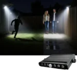 Solar Sensor Wall Light – Waterproof LED Security Lamp with Motion Sensor for Home, Garden & Outdoor (Cool White)