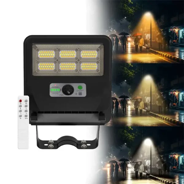 50W Solar Street Light – Waterproof Motion Sensor Outdoor Lamp with 3 Colour Modes for Home & Garden