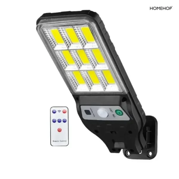 Solar Street Light with Remote – 90COB LED Outdoor Mini Security Lamp (Waterproof, Motion Sensor)