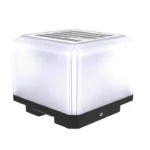 Renewed Solar Garden Pillar Light – Outdoor Waterproof Lamp for Compound Walls, Home & Patio Décor