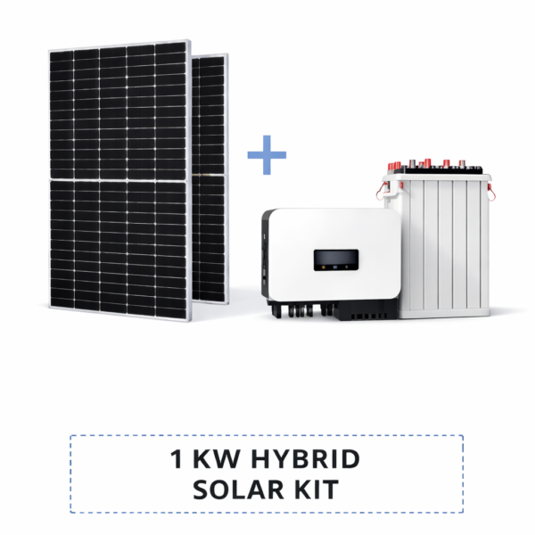 1 kW Hybrid Solar System