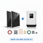 40 kW Commercial Solar Power Plant – High-Efficiency 3-Phase Grid-Tie Industrial Solar System