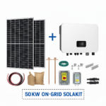 50 kW Commercial Solar Power Plant – High-Efficiency 3-Phase Grid-Tie Industrial Solar System