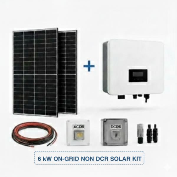 6 kW On-Grid Solar System Non-DCR