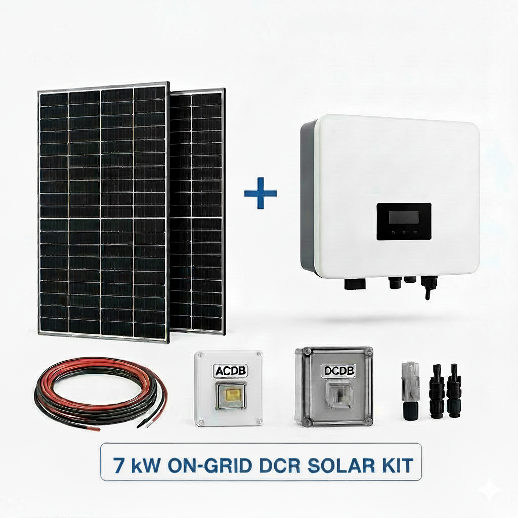 7 kW ON-GRID DCR SOLAR KIT 7 kW On-Grid Solar System Non-DCR