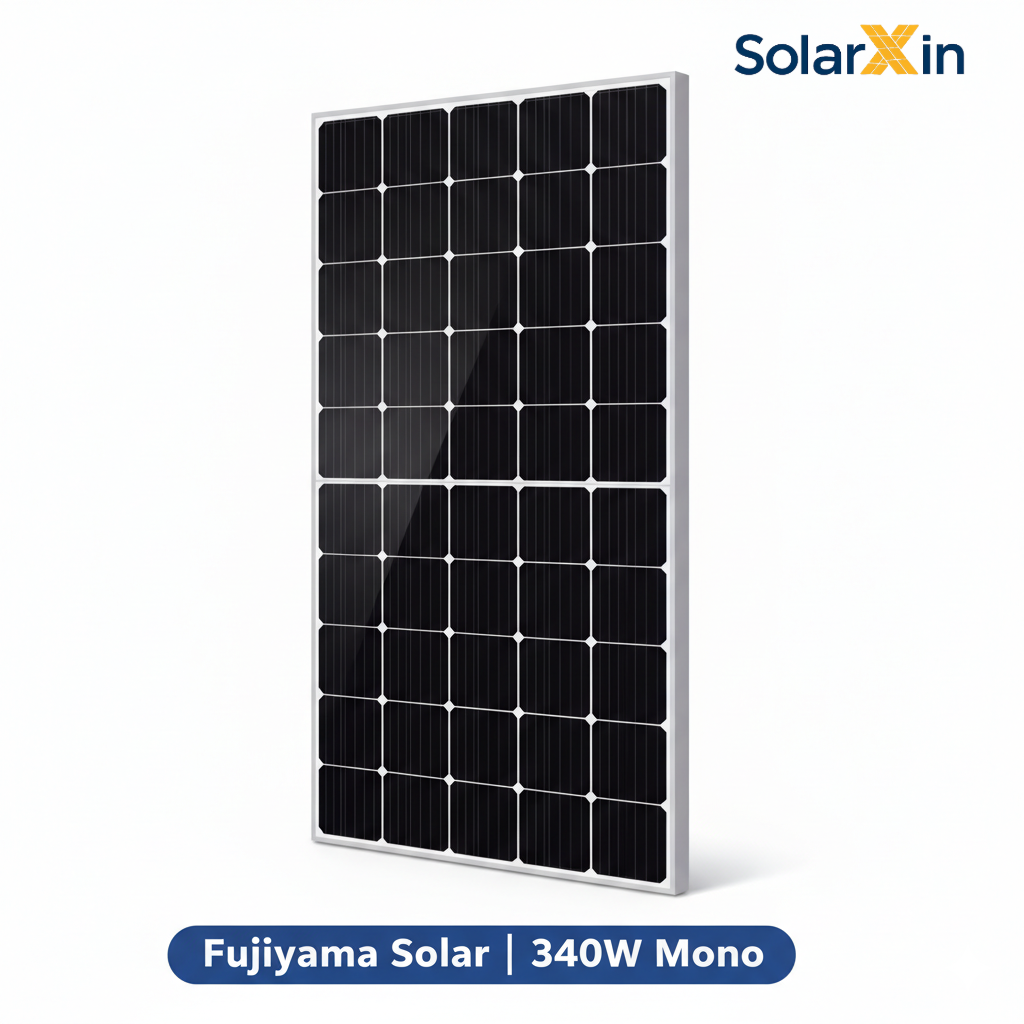 340W Mono Solar Panel - SolarXin Fujiyama 340W Mono Solar Panel - Image 1