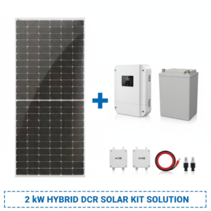 2 kW Hybrid Solar System