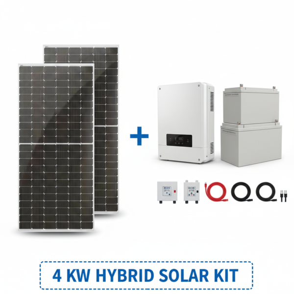 4 kW Hybrid Solar System