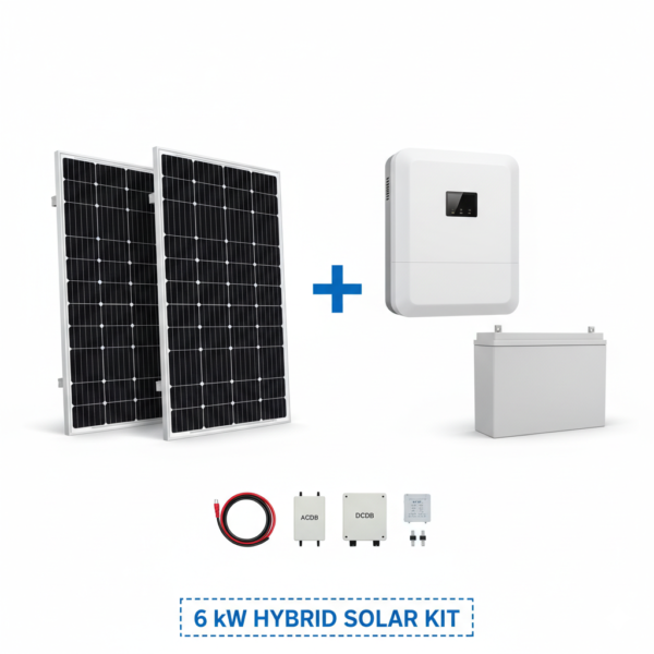 6 kW Hybrid Solar System