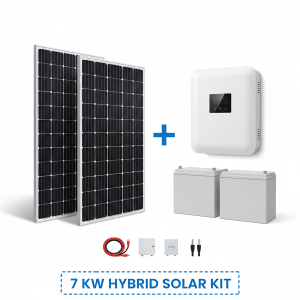 7 kW Hybrid Solar System