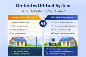 On-Grid vs Off-Grid solar system