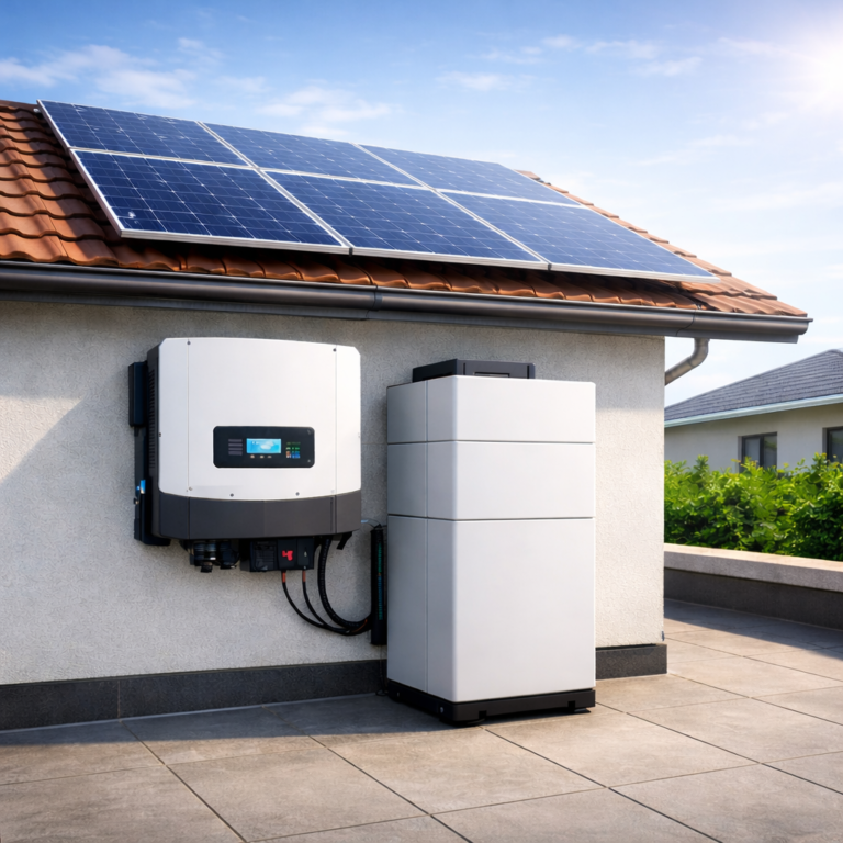 Hybrid Solar System Installation