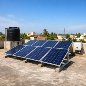 rooftop solar system installation